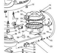 Joint de cuve (101764-17476) Centrale vapeur (5328163000 DELONGHI SIMAC)