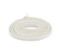 Joint de chauffage plat en fibre de verre 12 x 3 mm pour poêle à granulés avec joint de porte de four, chaudière, porte de cheminée, échangeur de chaleur (200 cm)