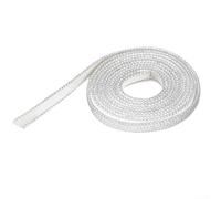 Joint de chauffage pour poêle à granulés - Corde plate - 15 x 3 mm - En fibre de verre - Résistance aux chocs thermiques - Pour chaudière en verre - 400 cm