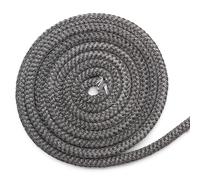 Joint de cheminée Bullenhitze 2 m, Ø 10 x 6 mm, plat non autocollant, résistant jusqu'à 550 °C, pour cheminée Oranier