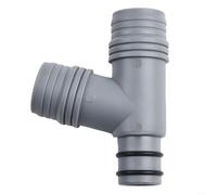 Joint de conversion de trop-plein d'évier de cuisine, adaptateur en T pour robinet de vidange rond, raccord de rechange flexible (A)