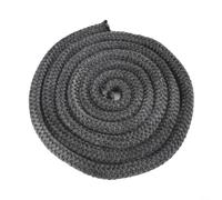 Joint de corde de rechange pour cheminée - Cordon d'étanchéité flexible pour brûleur à bois - Rétention fiable de la chaleur et prévention de la fumée (18 mm x 3 m)