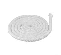 Joint de corde en fibre de verre de 2 m pour portes de poêle à bois, compatible brûleur à bûches et poêle à granulés, conçu pour une rétention optimale de la chaleur et une efficacité (10 mm)
