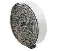 Joint de corde en fibre de verre pour poêle - 20 mm x 2 mm - Résistant aux hautes températures - Pour verre de cheminée, porte de cuisinière, chaudière, four, 2 m de long