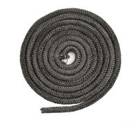 Joint de corde en fibre de verre pour poêle à bois, corde de brûleur à bûches, joint de corde pour cheminée ou chaudière, joint de poêle à granulés de 10/12 mm de diamètre et (10 mm)