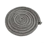 Joint de corde en fibre de verre, pour porte de poêle à bûches et poêles à granulés, cordon d'étanchéité résistant à la chaleur 8-16 mm de diamètre, 2,5 m de long, pour joint de four et chaudière (2,5