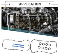 Joint De Couvercle De Soupape, Joint D'Étanchéité De Soupape De Culasse, Pour Mazda Cx-9 2007-2015, Caoutchouc, Avec Joints Bougie Allumage, Joint Soupape, Noir, Bleu 1 Ensemble
