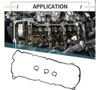 Joint De Couvercle De Soupape, Joint D'Étanchéité De Soupape De Culasse, Pour Porsche Cayenne 2011-2018, En Caoutchouc, No.94610593565/94610593765, Noir