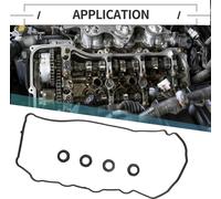 Joint De Couvercle De Soupape, Joint D'Étanchéité De Soupape De Culasse, Pour Toyota Avalon 16V 2013-2016, En Caoutchouc, Avec Joints De Bougie D'Allumage, No.1121336020, Noir