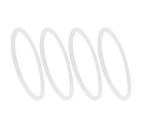 Joint de Couvercle en Silicone 4 Pièces pour Blanc Tasse de Voyage | Remplacement Précis, Manipulation Facile, Convient à Plupart des Tasses
