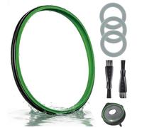 Joint de couvercle vert compatible avec robot multifonction Thermomix TM31 | bon rendu d’étanchéité, fourni avec joint de lame et brosse de nettoyage