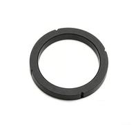 Joint de culasse en silicone pour machines à expresso Rancilio | Joint de tête d'infusion de 73,5 mm x 58 mm x 8,4 mm pour remplacement de bague | Rondelle en caoutchouc noir pour pièces de machine à