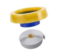 Joint de cuvette de toilette universel, anti-fuite, déodorants, anneaux de bride de clapets anti-retour, anneaux en caoutchouc, accessoires de toilette, bride de joint de cuvette durable avec valves