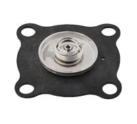 Joint de diaphragme d'électrovanne 1/2" (DN15) de rechange pour systèmes d'alimentation en eau et de drainage - Caoutchouc EPDM, PN1 MPa, unidirectionnel, 80 °C, noir (1,9 cm)