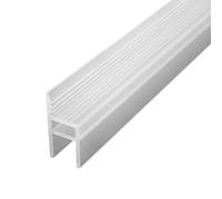 Joint de douche 3 m en forme de H - Pour porte en verre de 10 mm - Joint de rechange pour douche - Imperméable - (H1 (10 mm x 3 m)