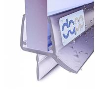 Joint de Douche DQ-PP 200cm | Joint pour Porte en Verre de 10mm - 12mm d'épaisseur | UK03-10 | Profil de Drainage de l'eau Profil Hydrofuge