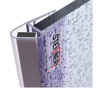 Joint de douche magnétique STEIGNER 201cm en PVC pour vitre de 3,5/4/5mm - UKM03