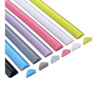 Joint de Douche pour Paroi en Verre Bande adhésive de blocage d'eau de salle de bains en Silicone, 50-150CM, barre de retenue de sol, barre de porte, séparation sèche et humide, barrière d'étanchéité(