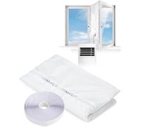 Joint de Fenêtre 400 cm pour Climatiseur Mobile et Sèche-Linge | Sans perçage, Tuyau d'évacuation, Fenêtre basculante, Fenêtre de toit, Climatisation mobile