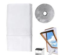 Joint de fenêtre AC étanche - Kit de ventilation de climatiseur universel, chiffon d'étanchéité de fenêtre pour unité CA portable | Tilting ou fenêtres coulissantes de tuyau
