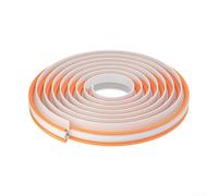 Joint de fenêtre avec matériau TPE pour réduction du bruit et isolation thermique, conçu pour une étanchéité efficace des écarts et une économie d'énergie (orange)