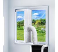 Joint de fenêtre de 300 cm pour climatisation mobile et sèche-linge à évacuation d'air - Joint de fenêtre sans perçage - Passe-fenêtre pour tuyau d'évacuation d'air - Fenêtre basculante - Lanterne