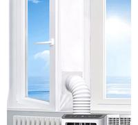 Joint de fenêtre de climatisation - 400 cm - Pour climatiseurs mobiles - Étanche - Hot Air Stop - Pour sèche-linge - Installation facile sans perçage - Joint de fenêtre pour fenêtre
