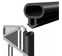 Joint de fenêtre en caoutchouc | Bande d'étanchéité en UPVC | 6 m de long pour un écart de 3 à 5 mm entre le cadre et la fenêtre/la porte | Bande d'étanchéité UPVC pour porte et fenêtre pour 35 % de