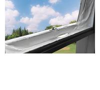 Joint de fenêtre en tissu pour climatisation mobile - 400cm - Blanc - Voltman