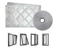 Joint de fenêtre portable AC sans perçage, montage facile, résistant | Climatiseur pour fenêtre coulissante - Kit de ventilation pour tuyau de 13 à 15 cm - Pour chambre à coucher, salon