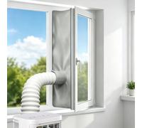 Joint de fenêtre pour climatiseur mobile, 300 cm, joint de fenêtre de climatisation, sèche-linge, sèche-linge à évacuation, Hot Air Stop pour fenêtres universelles, fenêtres battantes, fenêtres de
