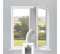Joint De Fenêtre Pour Climatiseur Mobile 400CM, Kit De Calfeutrage En Tissu | Imperméable avec Fermetures Éclair pour Toutes Les Unités de Climatisation Mobiles et Sèche-Linge, Installation Facile