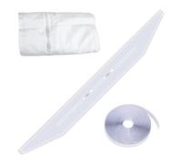 Joint de fenêtre pour climatiseur portable | Kit de fenêtre pour climatiseur sans perçage - écran adhésif de remplacement pour garage hiver courant été réparation