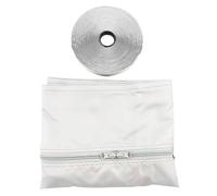 Joint De Fenêtre Pour Climatiseur - Tissu Isolant | Kit De Calfeutrage Universel | Protection Contre La Chaleur Avec Fermeture Éclair Pour Sèche-Linge Et Unité Mobile