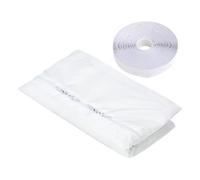 Joint de fenêtre pour joint de protection contre la chaleur de climatisation avec barrière résistante aux intempéries, kit de fenêtre contre l'air chaud | Caténaire de puissance d'air pour le