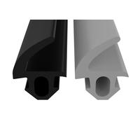 Joint de fenêtre pour systèmes de fenêtre - Joint de vitrage pour l'extérieur et l'intérieur - Fenêtre en plastique et aluminium - Noir - 10 m