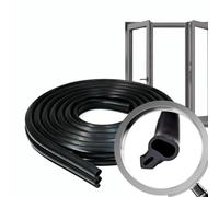 Joint de fenêtre S-232 (5mts) | Joint caoutchouc haute qualité conçu pour une fixation parfaite. Joint fenetre isolation thermique et acoustique, idéal pour fenêtres PVC, protection contre l’humidité.