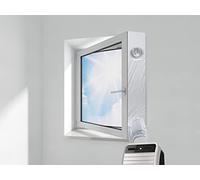 Joint de fenêtre universel HOOMEE VP pour climatiseur portable, joint d'étanchéité universel, calfeutrage, adapté aux fenêtres à battants encastrées d’un périmètre de 300 cm, installation facile
