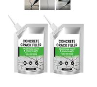 Joint de fissures étanche et mastic d'étanchéité, adhésif d'étanchéité autonivelant à séchage rapide pour extérieur, mastic pour béton extérieur étanche à séchage rapide (2PCS)