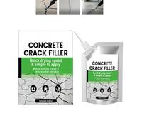 Joint de fissures étanche et mastic d'étanchéité, adhésif d'étanchéité autonivelant à séchage rapide pour extérieur, mastic pour béton extérieur étanche à séchage rapide (1PCS)