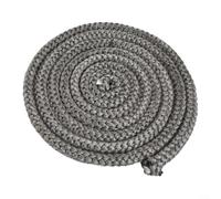 Joint de four efficace pour poêles à bois et à granulés, 8 joints en fibre de verre de 16 mm avec colle, 2 x 5 mètres de long (2,5 m x 12 mm)