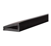 Joint de garniture de bord en caoutchouc, canal en U de 1M, bande météo Flexible, protection de moulage for portes automobiles(6mmx13mmx1Meter)