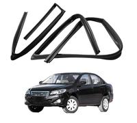Joint de Guide de Vitre Anti-Bruit et Étanche pour Toyota Corolla 2004-2017 OE: 68151-12211 68141-12511 68152-12170 68142-12240, Caoutchouc EPDM Scellement Baguettes de Fenêtre,Front Left