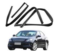 Joint de Guide de Vitre et de Scellement pour Accord 8th Generation 2008-2013 OE: 72275/72235/72775/72735-TA0-A01, Insonorisation Caoutchouc pour Vitre, Full Set of Four Pieces