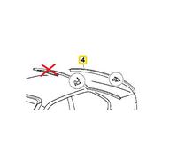 Joint de lunette arrière inférieur pour Bmw Série 3 E36 Berline et Coupé (11/1989-07/1999)