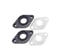 Joint de moteur de moto Joint d'admission de carburateur Goten 17 mm pour scooter/cyclomoteur GY6 50 cm3(2 Sets)