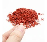 Joint de moteur de moto Joint torique en silicone CS 1/1,5/2/2,4/3,1, rondelle d'étanchéité, joint pour robinetterie automobile, résistant à l'huile(O Ring 50pcs,OD 8mm CS 2.4mm)