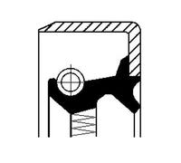 Joint de moyeu Essieu arrière FPM (caoutchouc fluoré) 19036492B CORTECO