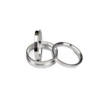 Joint De Moyeux 4 pièces de voiture en aluminium moyeu anneaux moyeu anneau central alésage de roue 66.1-65.1 66.45-65.1 66.6-65.1 67.1-65.1 68.1-65.1 69.1-65.1 65.1-60.1mm Bague De Centrage Jante(68.