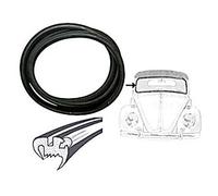 Joint de pare brise lisse "Cal-Look" pour Volkswagen Coccinelle 1303 Cabriolet"